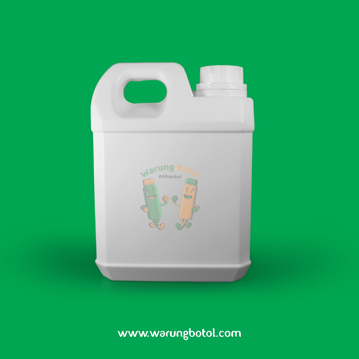 Distributor toko jual jerigen plastik kecil  ukuran 1000ml atau 1 liter murah terdekat di sekitar bandung, bogor, jakarta dan bekasi